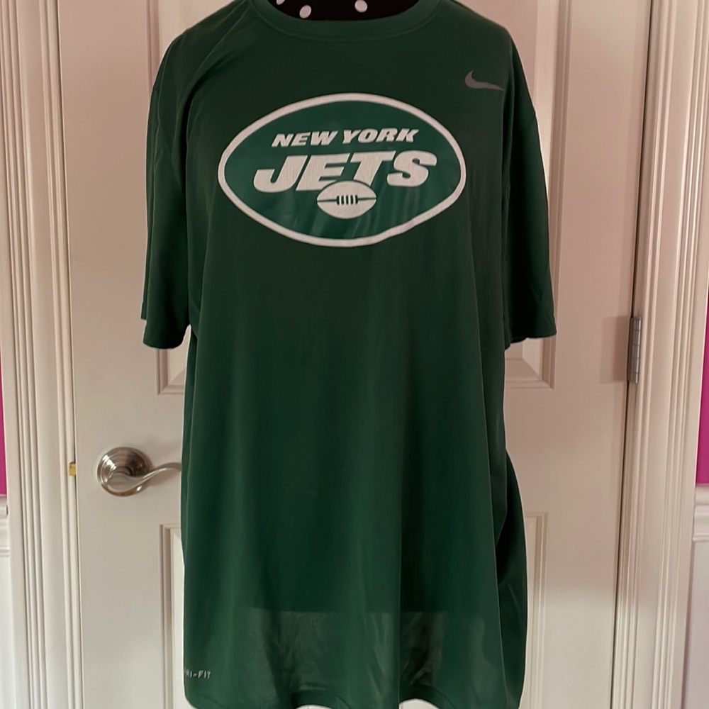 NIKE New York Jets Dri-Fit Athletic cut T-shirt
